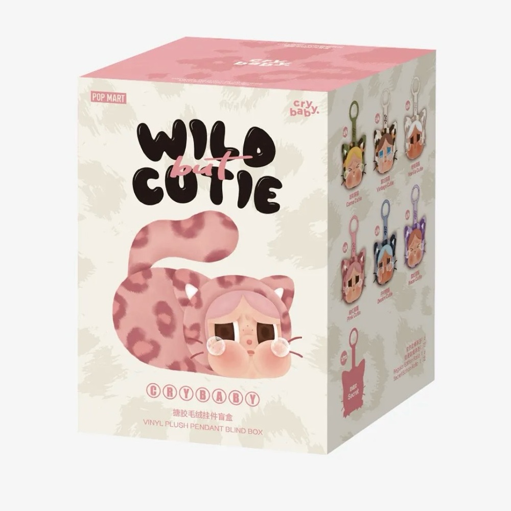 CRYBABY Wild but Cutie Vinyl Plush Pendant CONFIRMED NEON CUTIE Box Pop Mart - Picture 4 of 12